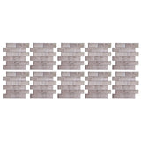 10Pcs Wall Sticker Self-Adhesive Wallpaper 3-Dimensional Ceramic Tile Stickers Decoration