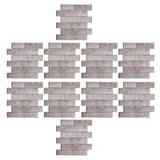10Pcs Wall Sticker Self-Adhesive Wallpaper 3-Dimensional Ceramic Tile Stickers Decoration - Side View