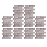 10Pcs Wall Sticker Self-Adhesive Wallpaper 3-Dimensional Ceramic Tile Stickers Decoration