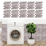 10Pcs Wall Sticker Self-Adhesive Wallpaper 3-Dimensional Ceramic Tile Stickers Decoration - Extra Image