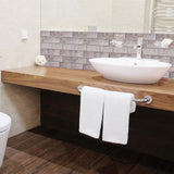 10Pcs Wall Sticker Self-Adhesive Wallpaper 3-Dimensional Ceramic Tile Stickers Decoration - Extra Image