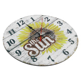 30cm European Style Retro Wall Clock Home Decoration Living Room Wall Hanging ClockStyle 1