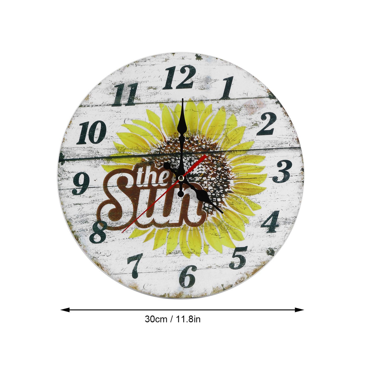 30cm European Style Retro Wall Clock Home Decoration Living Room Wall Hanging ClockStyle 1