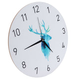 29CM Retro European Style Wall Clock Silent Non Ticking Clock for Living Room Bedroom Decor