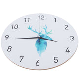 29CM Retro European Style Wall Clock Silent Non Ticking Clock for Living Room Bedroom Decor