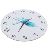 29CM Retro European Style Wall Clock Silent Non Ticking Clock for Living Room Bedroom Decor - Close-Up Angle