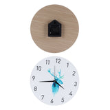 29CM Retro European Style Wall Clock Silent Non Ticking Clock for Living Room Bedroom Decor
