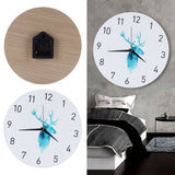 29CM Retro European Style Wall Clock Silent Non Ticking Clock for Living Room Bedroom Decor