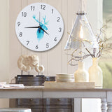 29CM Retro European Style Wall Clock Silent Non Ticking Clock for Living Room Bedroom Decor