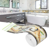Wallpaper Border Trim Self Adhesive Sticker Decor for Living Room Kitchen Bathroom 5x500cm - Extra Image