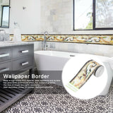 Wallpaper Border Trim Self Adhesive Sticker Decor for Living Room Kitchen Bathroom 5x500cm