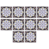 20PCS Self Adhesive Tile Diagonal Sticker Waterproof Tile Floor Wall Stickers Floor Decals