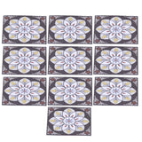 20PCS Self Adhesive Tile Diagonal Sticker Waterproof Tile Floor Wall Stickers Floor Decals - 45-Degree Angle