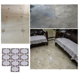 20PCS Self Adhesive Tile Diagonal Sticker Waterproof Tile Floor Wall Stickers Floor Decals - Extra Image