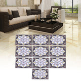 20PCS Self Adhesive Tile Diagonal Sticker Waterproof Tile Floor Wall Stickers Floor Decals - Extra Image