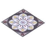 20PCS Self Adhesive Tile Diagonal Sticker Waterproof Tile Floor Wall Stickers Floor Decals