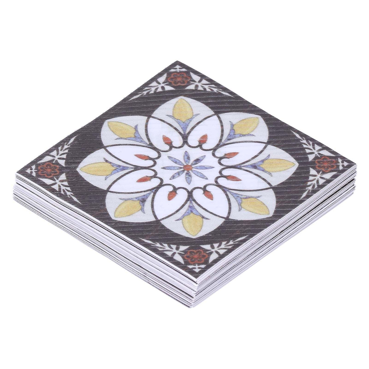 20PCS Self Adhesive Tile Diagonal Sticker Waterproof Tile Floor Wall Stickers Floor Decals