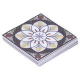 20PCS Self Adhesive Tile Diagonal Sticker Waterproof Tile Floor Wall Stickers Floor Decals