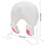 Rabbit Wreath Decoration Easter Cartoon Rabbit Butt with Ears Party Theme Decoration - Extra Image