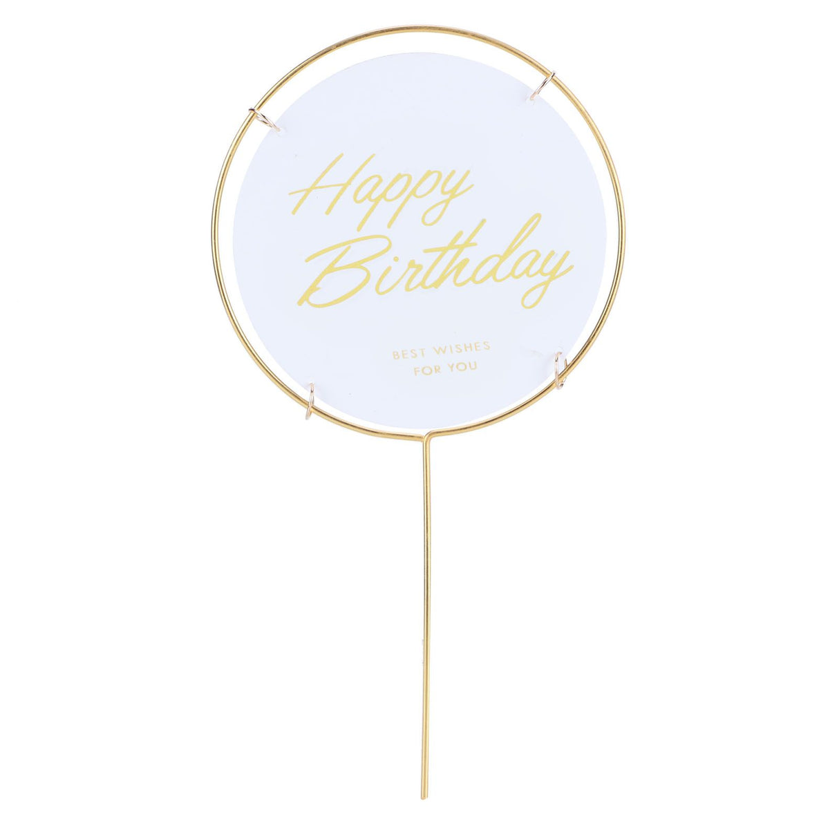 Metal Cake Inserts Round Cake Decoration Inserts Topper Birthday Cake Crafts Decoration