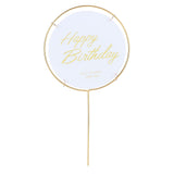 Metal Cake Inserts Round Cake Decoration Inserts Topper Birthday Cake Crafts Decoration