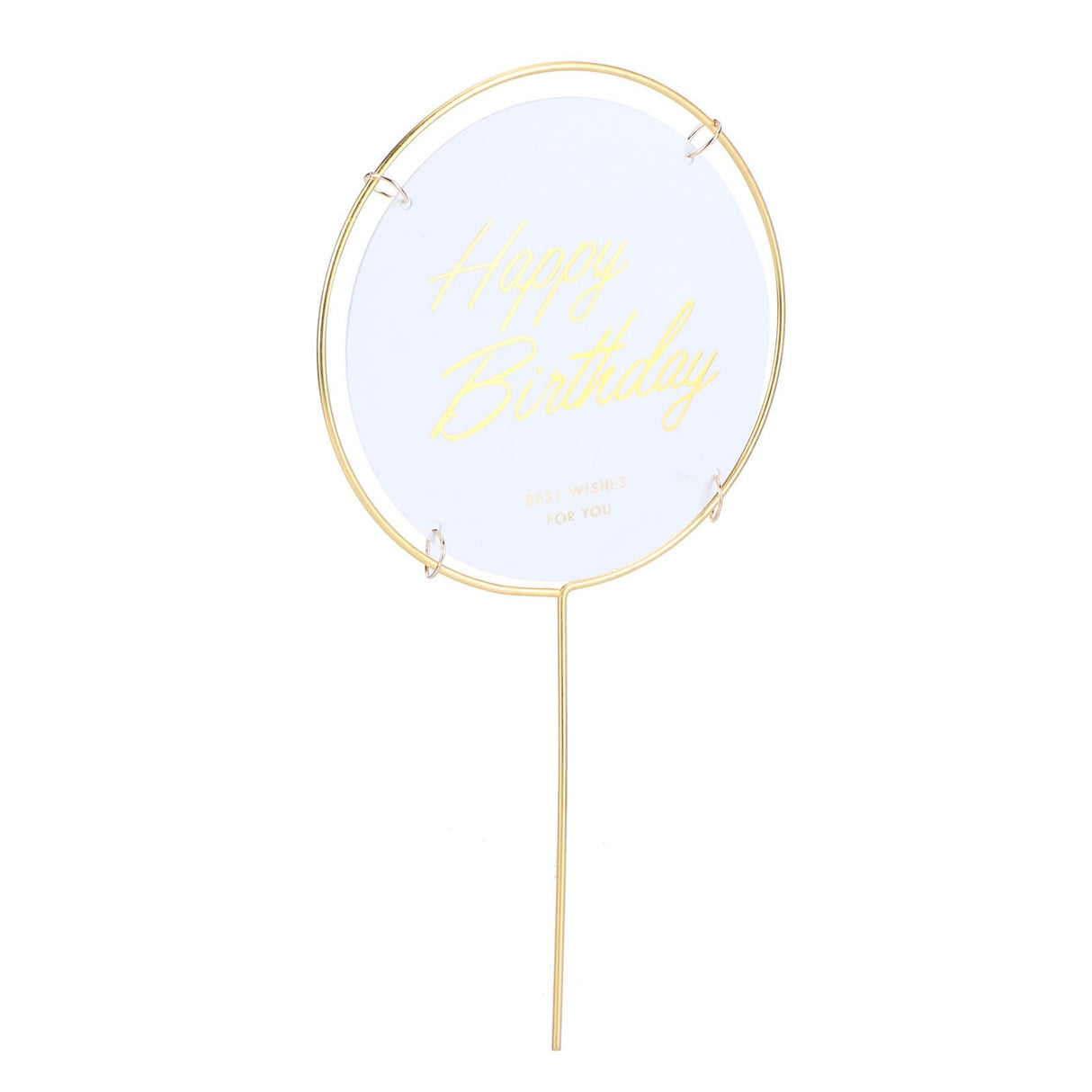 Metal Cake Inserts Round Cake Decoration Inserts Topper Birthday Cake Crafts Decoration
