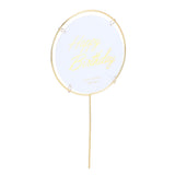 Metal Cake Inserts Round Cake Decoration Inserts Topper Birthday Cake Crafts Decoration - Extra Image
