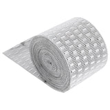 Plastic Imitation Diamonds Hollow Mesh Rhinestones Ribbon Wrap for Wedding Decor DIY Clothing