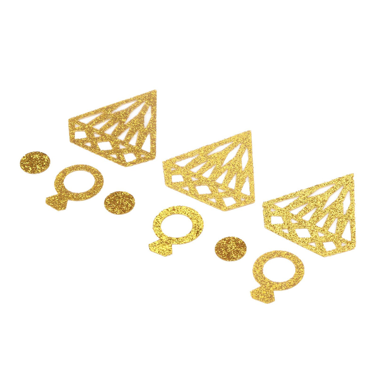 Diamond Ring Shape Sequin Confetti for Engagement Party Wedding Party Decoration