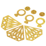 Diamond Ring Shape Sequin Confetti for Engagement Party Wedding Party Decoration - Close-Up Angle