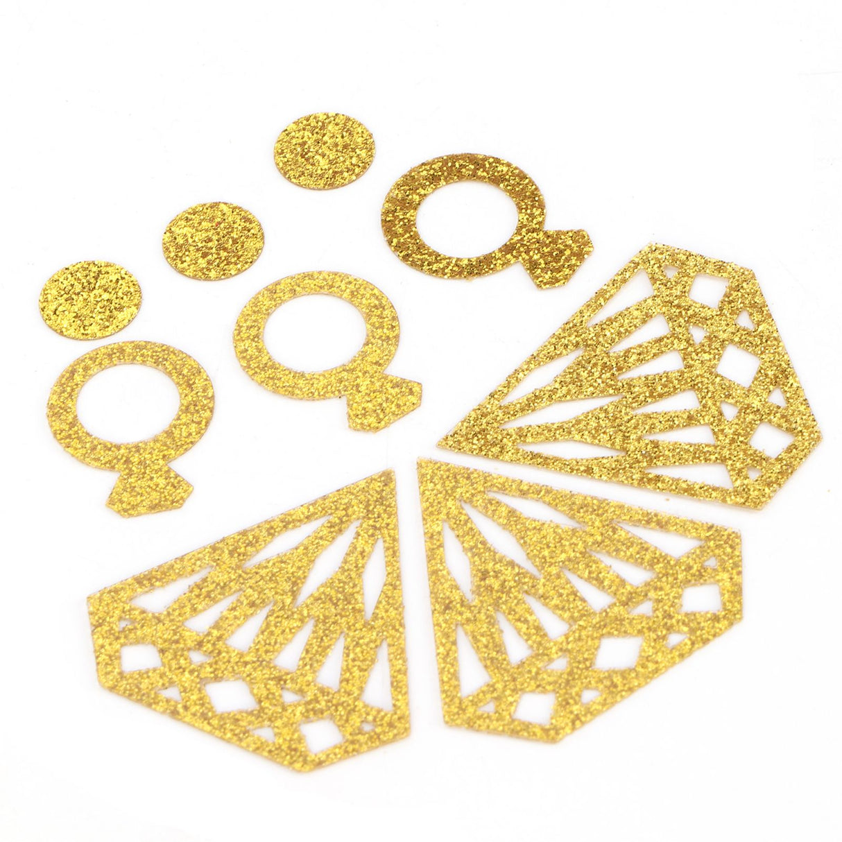 Diamond Ring Shape Sequin Confetti for Engagement Party Wedding Party Decoration