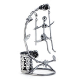 Wrought Iron Swing Pen Holder Originality Home Tabletop Decoration for Business GiftsMan