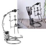 Wrought Iron Swing Pen Holder Originality Home Tabletop Decoration for Business GiftsMan