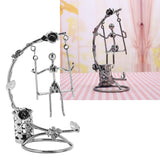 Wrought Iron Swing Pen Holder Originality Home Tabletop Decoration for Business GiftsMan - Extra Image