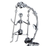Wrought Iron Swing Pen Holder Originality Home Tabletop Decoration for Business GiftsMan - Extra Image