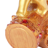 Elephant Statue Sculpture Innovative Synthetic Resin Ornaments Desktop Furnishing Gold
