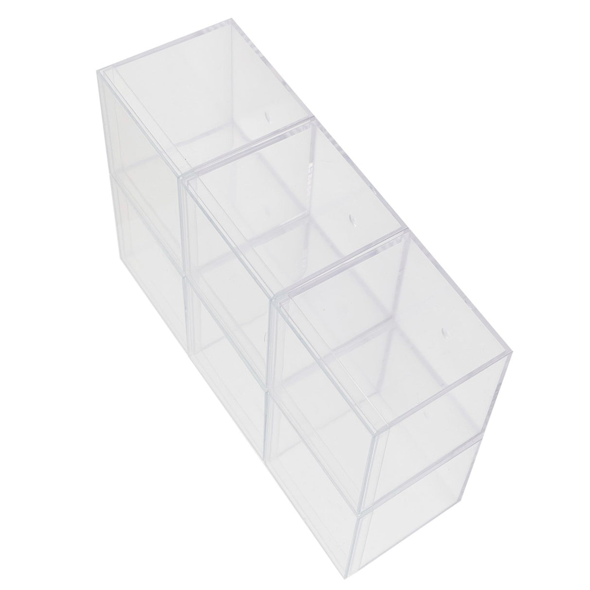 6 Set Plastic Clear Box with Separate Lid Candies Storage Containers Party Gifts Favor