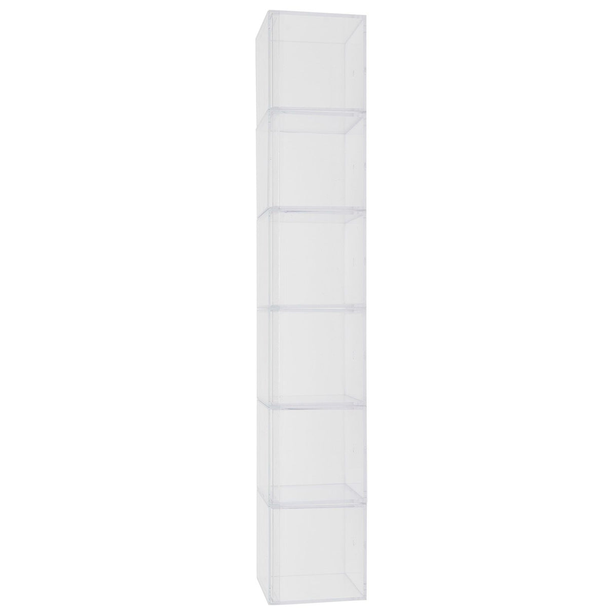 6 Set Plastic Clear Box with Separate Lid Candies Storage Containers Party Gifts Favor