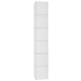 6 Set Plastic Clear Box with Separate Lid Candies Storage Containers Party Gifts Favor - Low Angle