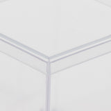 6 Set Plastic Clear Box with Separate Lid Candies Storage Containers Party Gifts Favor