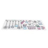 Originality Kitchen Wallpaper Self‑Adhesive Kitchenware Pattern Sticker for Kitchen Home - Front View