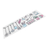 Originality Kitchen Wallpaper Self‑Adhesive Kitchenware Pattern Sticker for Kitchen Home