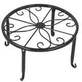 Wrought Iron Plant Stand Flower Pot Holder Stand Indoor Outdoor Display Rack Room Decor