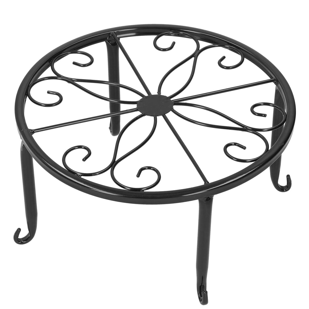 Wrought Iron Plant Stand Flower Pot Holder Stand Indoor Outdoor Display Rack Room Decor