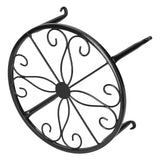 Wrought Iron Plant Stand Flower Pot Holder Stand Indoor Outdoor Display Rack Room Decor - 45-Degree Angle