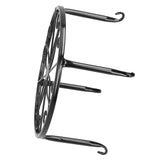 Wrought Iron Plant Stand Flower Pot Holder Stand Indoor Outdoor Display Rack Room Decor - Close-Up Angle