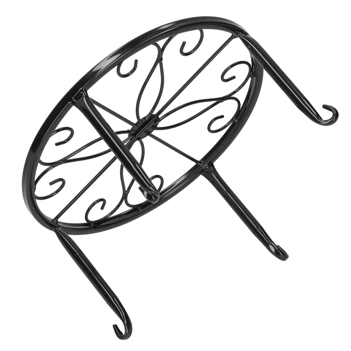 Wrought Iron Plant Stand Flower Pot Holder Stand Indoor Outdoor Display Rack Room Decor