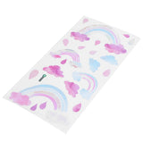 Self Adhesive Wall Sticker Cute Clouds Raindrop Pattern Decal Children's Room Bedroom Decor