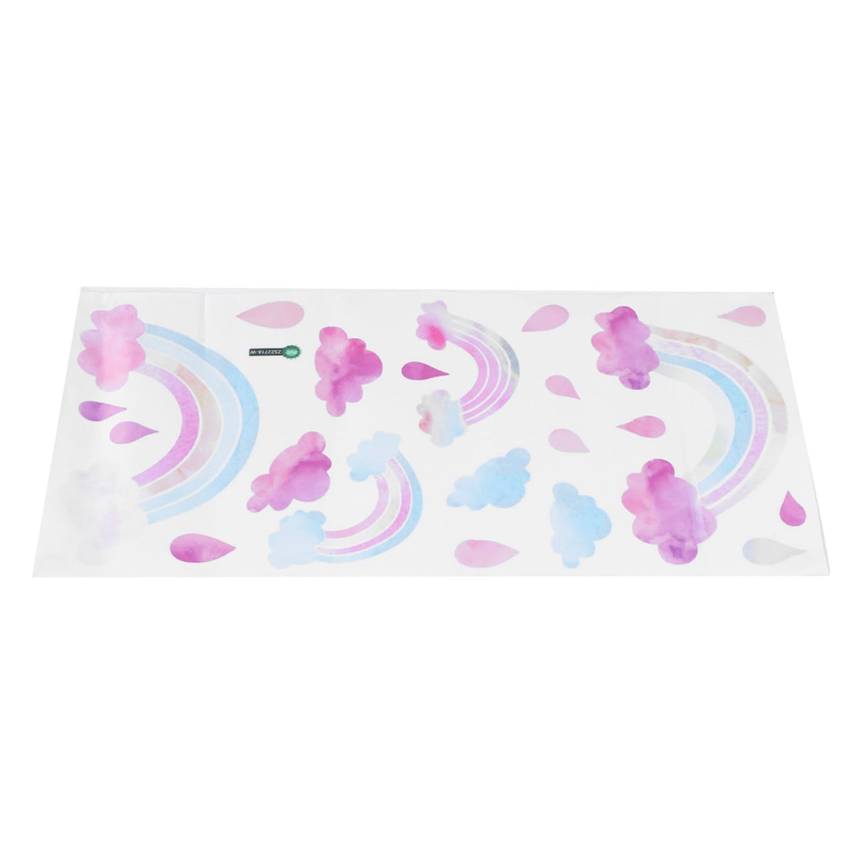Self Adhesive Wall Sticker Cute Clouds Raindrop Pattern Decal Children's Room Bedroom Decor