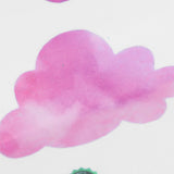 Self Adhesive Wall Sticker Cute Clouds Raindrop Pattern Decal Children's Room Bedroom Decor - Extra Image